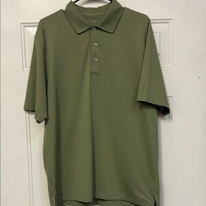(👀3 For $20)Pro Tour Men’s Large Classic Olive Polo Shirt for Men